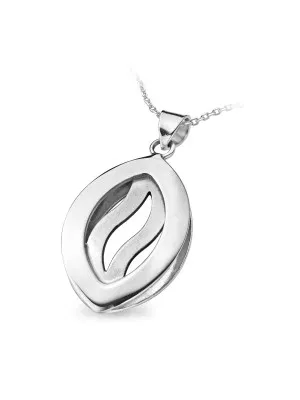 Silber Halskette mit Anhänger ZH-4706
