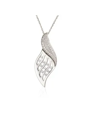 Silber Halskette mit Anhänger ZH-4778