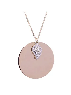Silber Halskette mit Anhänger ZH-4789