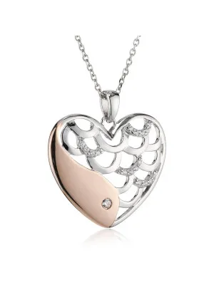 Silber Halskette mit Anhänger ZH-4797