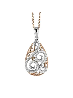 Silber Halskette mit Anhänger ZH-4802