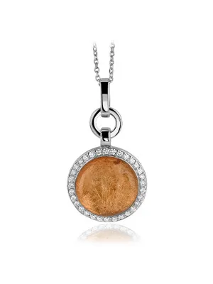 Silber Halskette mit Anhänger ZH-4820/1