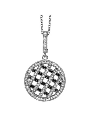 Silber Halskette mit Anhänger ZH-4836