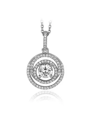 Silber Halskette mit Anhänger ZH-4841