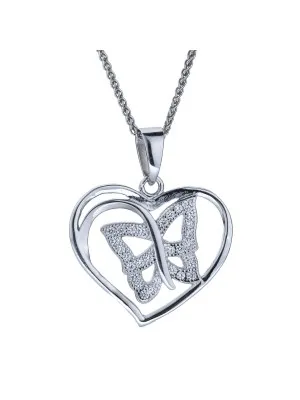 Silber Halskette mit Anhänger ZH-4878