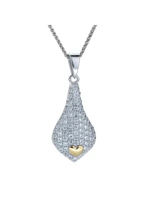 Silber Halskette mit Anhänger ZH-4880
