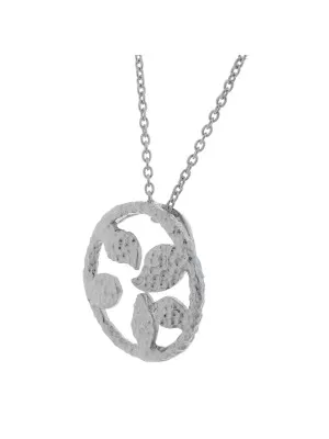 Silber Halskette mit Anhänger ZH-6023