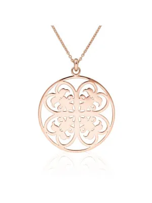 Silber Halskette mit Anhänger ZH-6035/1