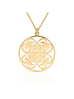 Silber Halskette mit Anhänger ZH-6035/2