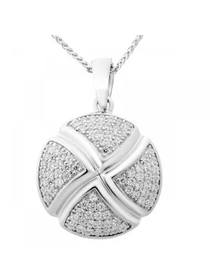 Silber Halskette mit Anhänger ZH-6043