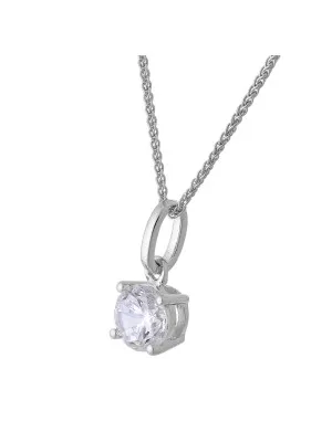 Silber Halskette mit Anhänger ZH-7010