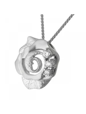 Silber Halskette mit Anhänger ZH-7091