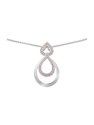 Amber Silber Halskette mit Anhänger ZH-7092