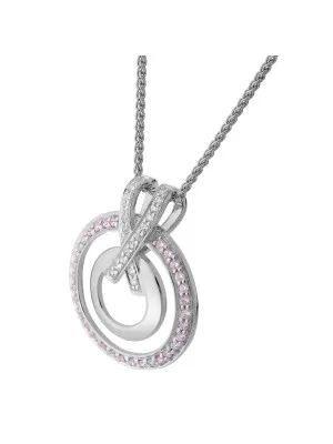 Azalea Silber Halskette mit Anhänger ZH-7095