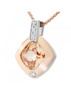 Athena Silber Halskette mit Anhänger ZH-7113