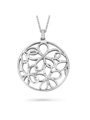 Silber Halskette mit Anhänger ZH-7216