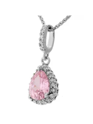 Enora Silber Halskette mit Anhänger ZH-7226/PI