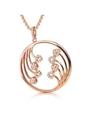 Silber Halskette mit Anhänger ZH-7238