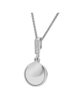 Isi Silber Halskette mit Anhänger ZH-7285