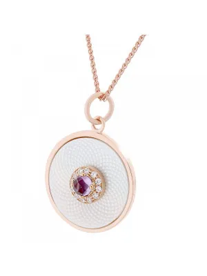 Fia Silber Halskette mit Anhänger ZH-7293