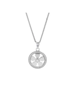 Silber Halskette mit Anhänger ZH-7298