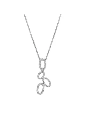 Silber Halskette mit Anhänger ZH-7308