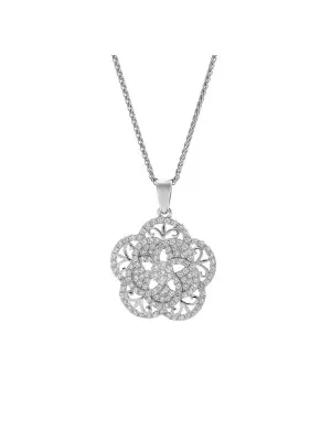 Silber Halskette mit Anhänger ZH-7309