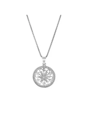 Silber Halskette mit Anhänger ZH-7311