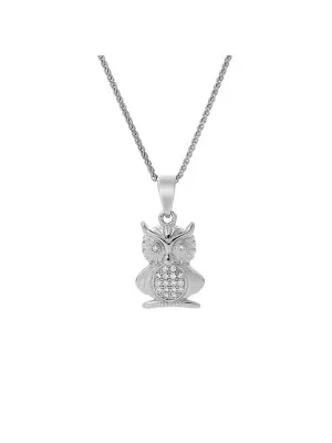 Silber Halskette mit Anhänger ZH-7339