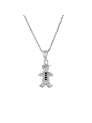 Silber Halskette mit Anhänger ZH-7340