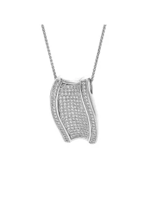 Silber Halskette mit Anhänger ZH-7357