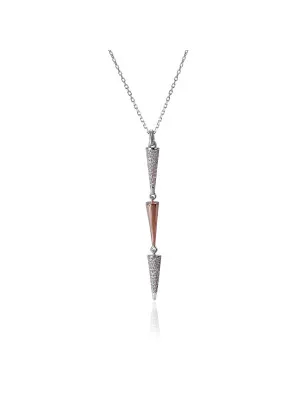 Aada Silber Halskette mit Anhänger ZH-7433