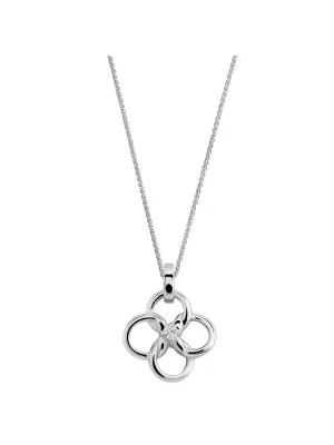 Aida Silber Halskette mit Anhänger ZH-7472