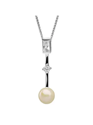 Maxime Silber Halskette mit Anhänger ZH-7514