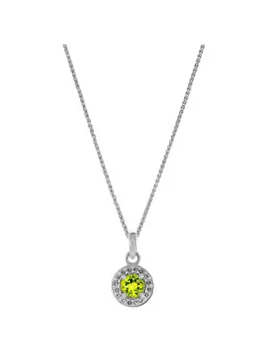 Bristol Silber Anhanger mit Kette ZH-7579/G