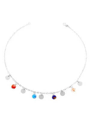 Silber Halsband ZK-2525