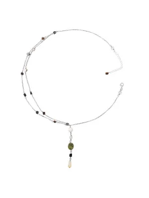 Silber Halsband ZK-2585