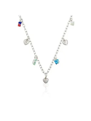 Silber Halsband ZK-2595