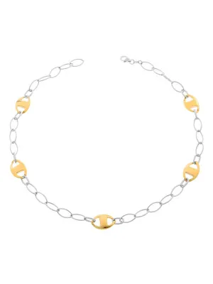 Silber Halsband ZK-2649