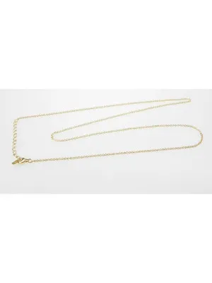 Silber Halsband ZK-2727-GOLD/58+5