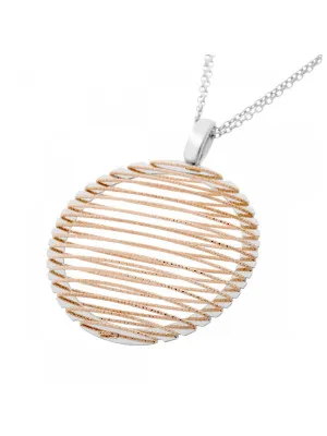 Silber Halskette mit Anhänger ZK-7180/1