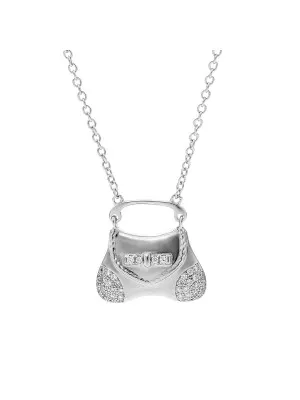 Silber Halskette mit Anhänger ZK-7294