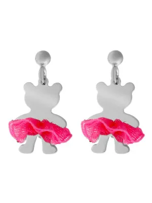 Bear Bow Silber Ohrhänger ZO-7132