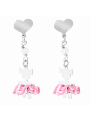 Cute Silber Ohrhänger ZO-7133