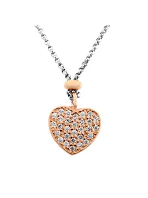 Silber Halskette mit Anhänger ZK-7195